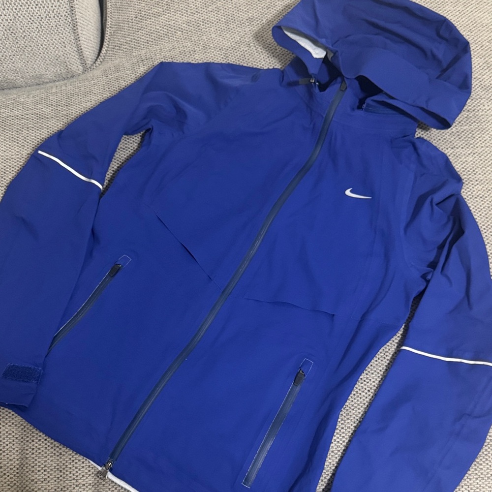 Nike Women's Blue Windbreaker Jacket